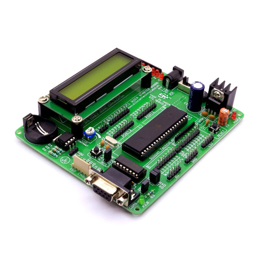 8051 quick starter development board silicon technolabs right