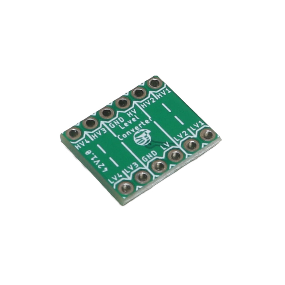 Logic Level Converter – Back Right View with Components