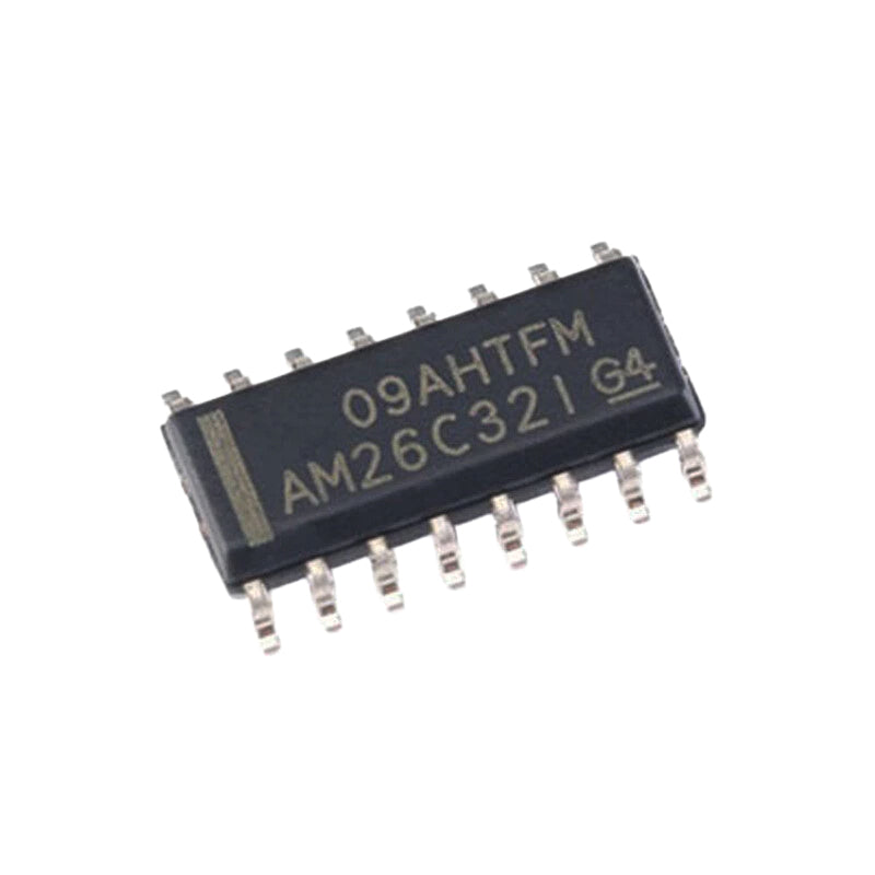 Texas Instruments AM26C32IDR quad differential line receiver IC, 16-SOIC package