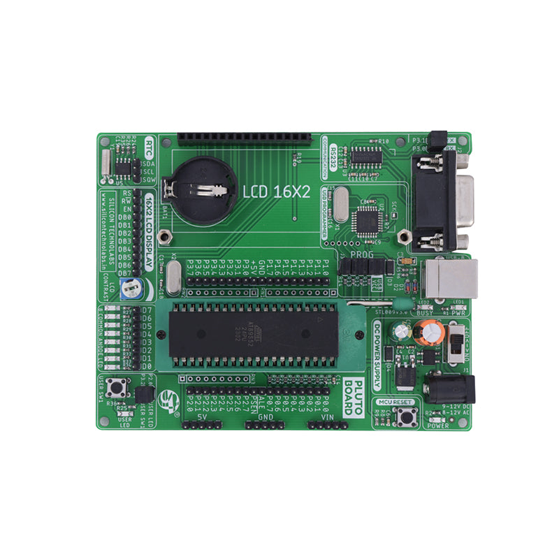 ATMEL 8051 Quick Starter Pluto Board - On-Board Programmer (Driver Free)