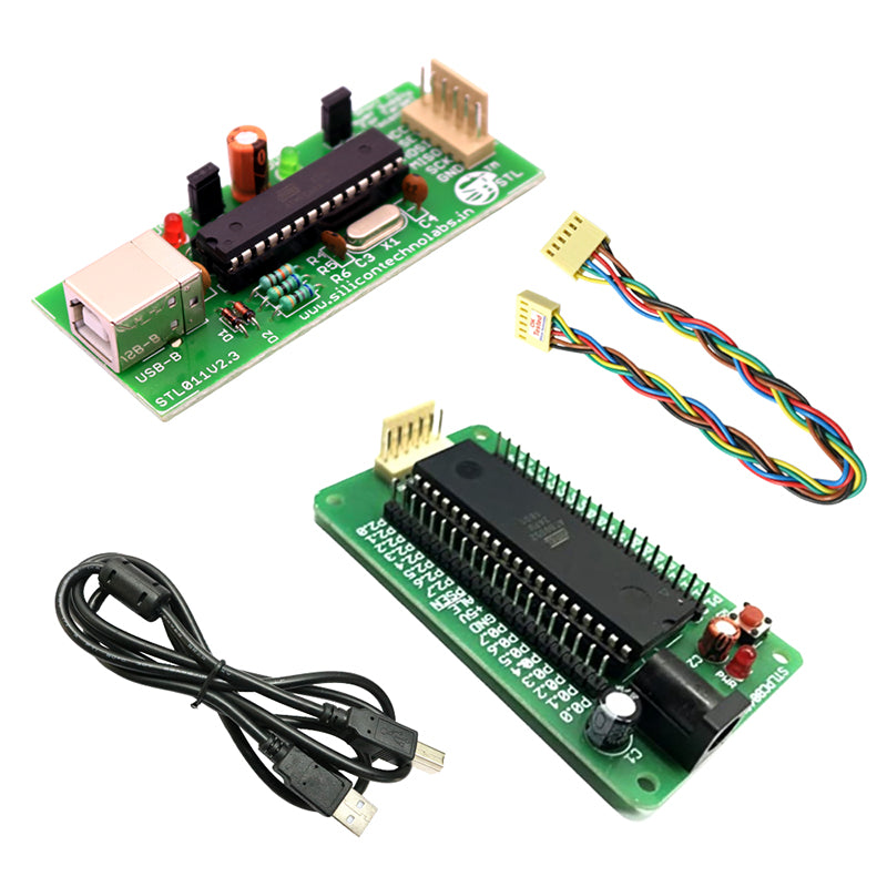 ATMEL 8051 AT89S52 Beginner’s Development Kit - Budget Friendly Microcontroller Learning Board