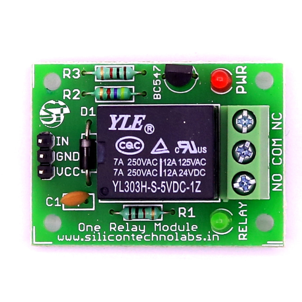 5V One Channel Relay Module top