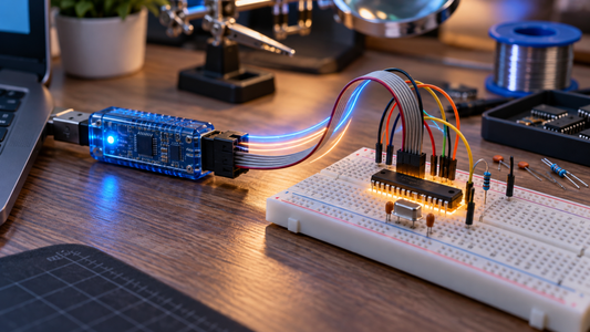 How to Burn the Arduino Bootloader on a New ATmega328 Using a USBasp ISP Programmer