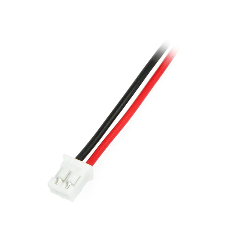 2-pin JST-PH 2.0mm pitch female cable connector with pre-crimped wires, ideal for Arduino, LiPo battery connections, and electronics DIY projects