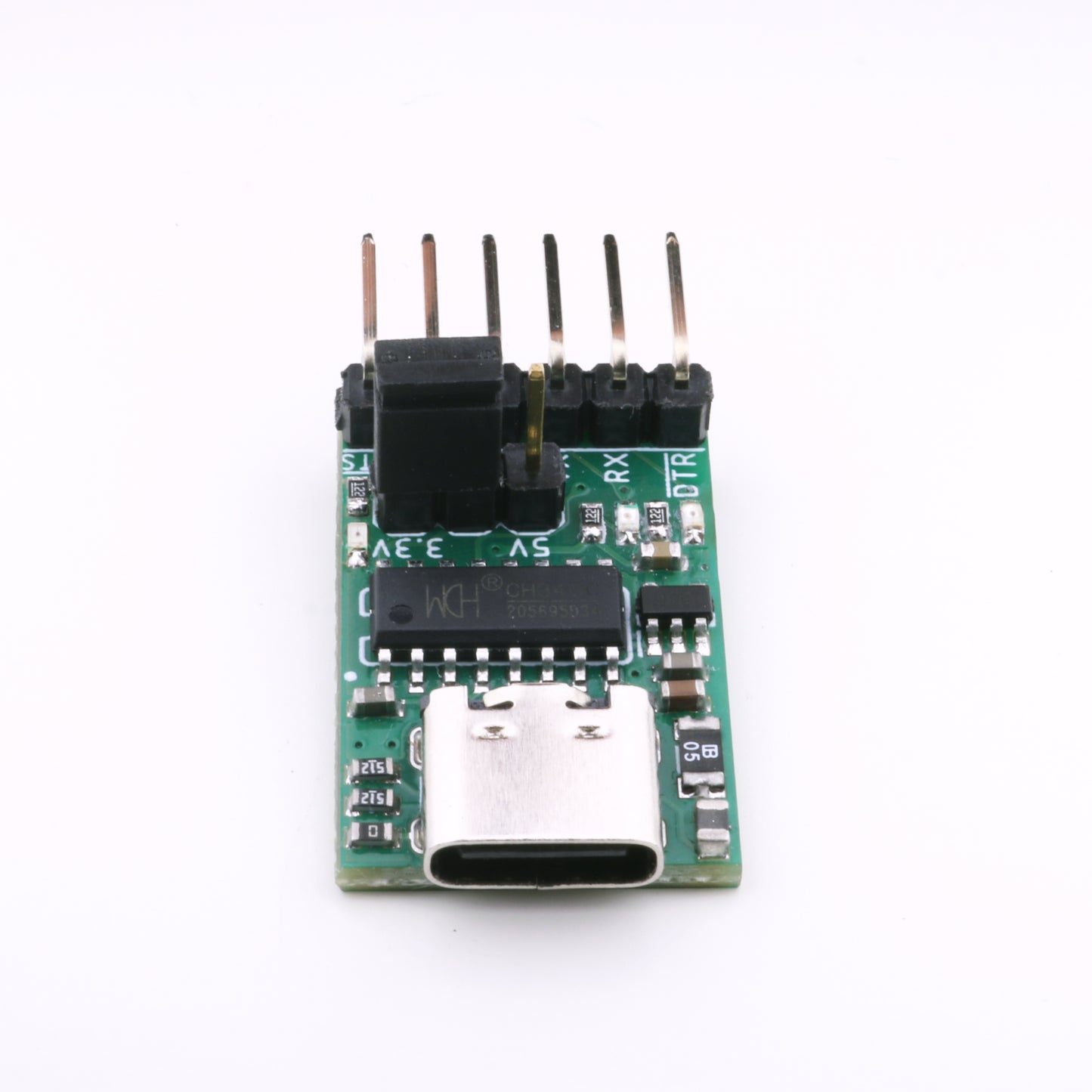 CH340C USB to TTL Converter Module – USB Port Close-Up