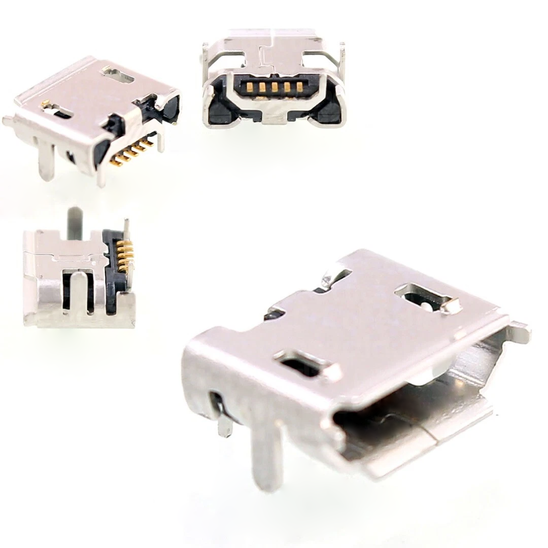 Micro USB 2.0 Type B Female Connector 5 Pin