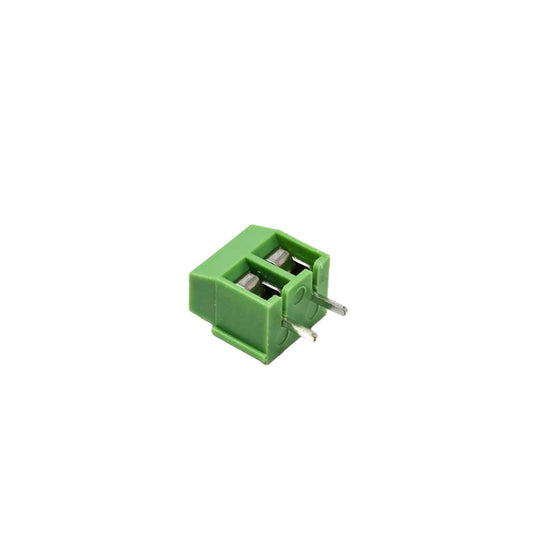 XY126V-5.0-2P XINLAIYA 2-Pin 10A 300V Green Screw Terminal Block, 5mm Pitch, Through Hole