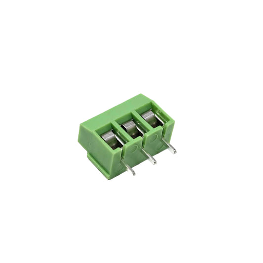 XY126V-5.0-3P XINLAIYA 3-Pin 10A 300V Green Screw Terminal Block, 5mm Pitch, Through Hole