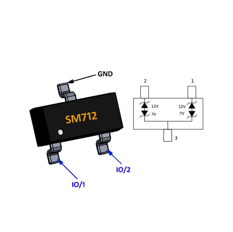 Mornsun B1205LS-1WR3 1W isolated DC-DC converter, 12V to 5V SIP-7 through-hole module