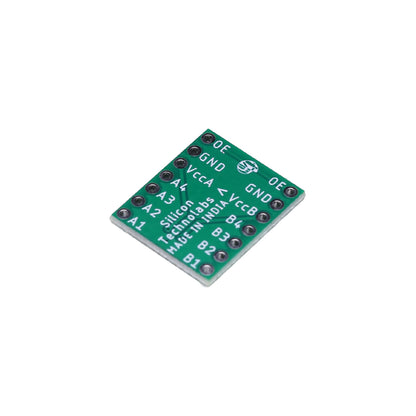 TXB0104PWR logic level converter module back view from right side showing pin layout