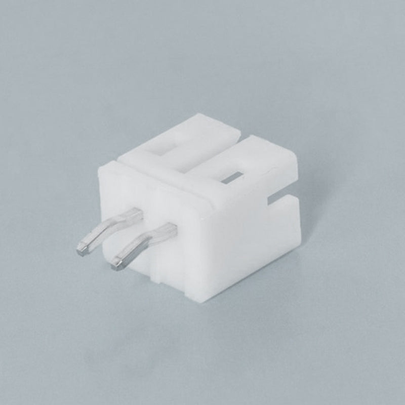 DS1066-2MVW6S JST PH Compatible 2-Pin 2.0mm Male PCB Header Connector Side Isometric View