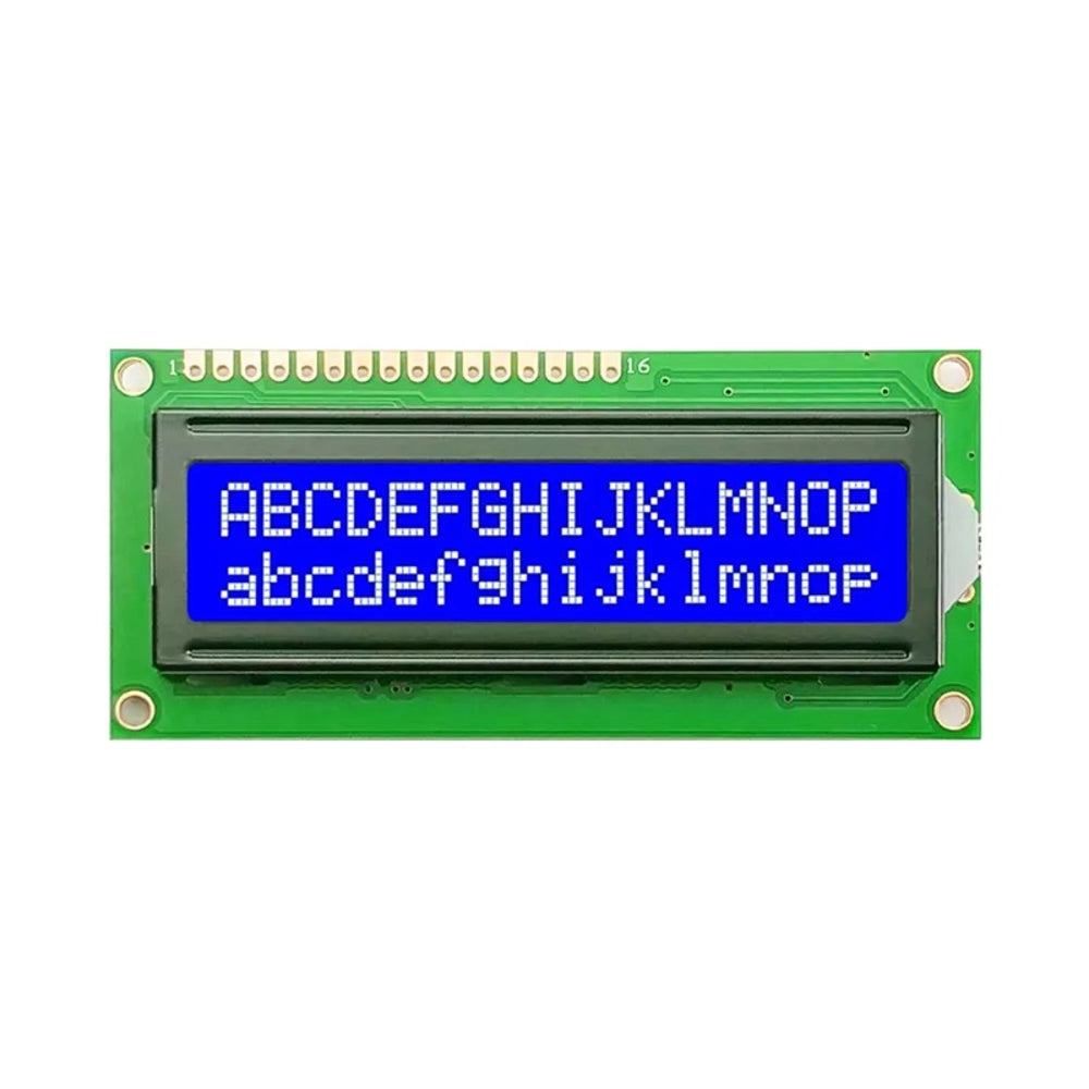 JHD 162 Character LCD Display with Blue Backlight