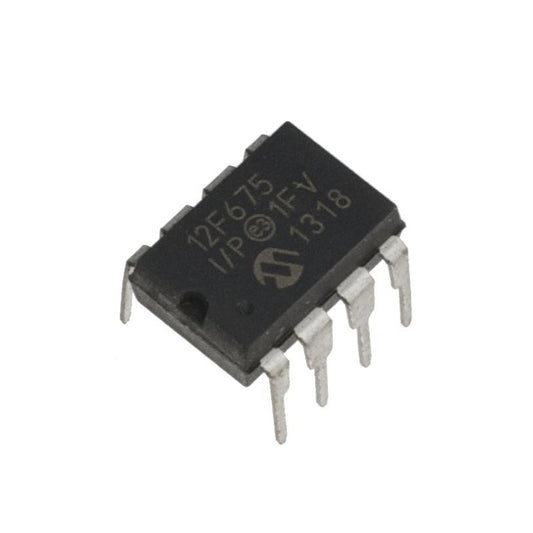 Microchip PIC12F675-I/P 8-Bit PIC Microcontroller DIP-8