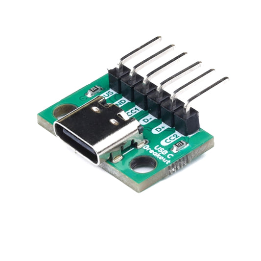 USB-C Breakout Board with Female USB-C Port